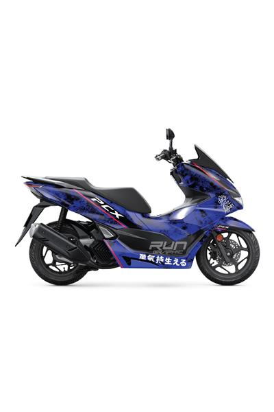 HONDA PCX 2021–2024 MIXED COATED GRAPHIC SET KIT
