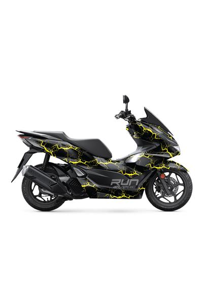HONDA PCX 2021-2024 ŞİMŞEK KAPLAMA GRAFİK SETİ KİT