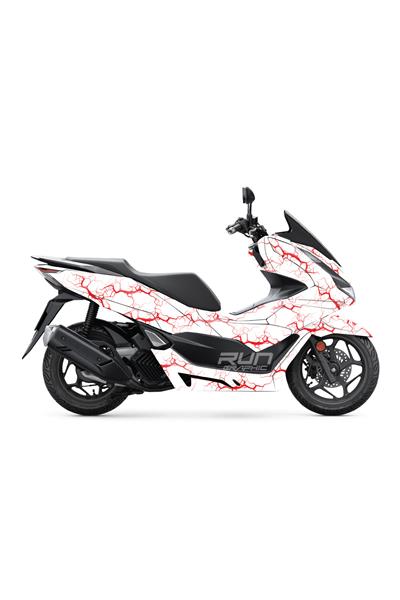 HONDA PCX 2021-2024 ŞİMŞEK KAPLAMA GRAFİK SETİ KİT