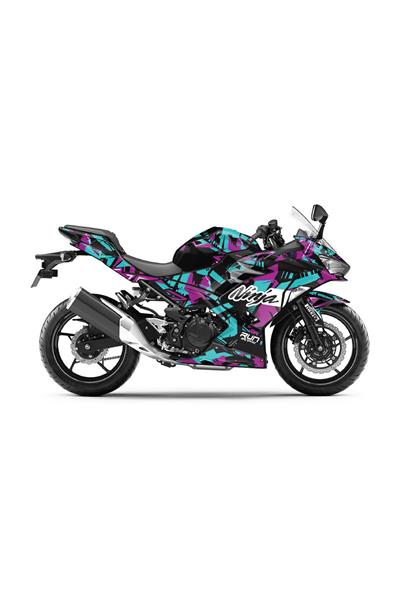 KAWASAKİ 400 NİNJA 2018-2024 LİNE GRAPHIC KİT STİCKER SET