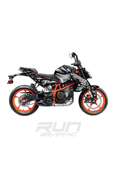 KTM DUKE 390 CARTOON GRAPHİC KİT STİCKER SET