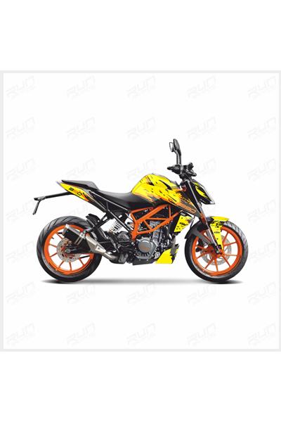 KTM DUKE 390 WAVY FULL BODY KIT STICKER SET MT1
