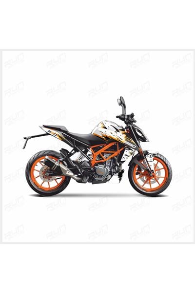 KTM DUKE 390 WAVY FULL BODY KIT STICKER SET MT1