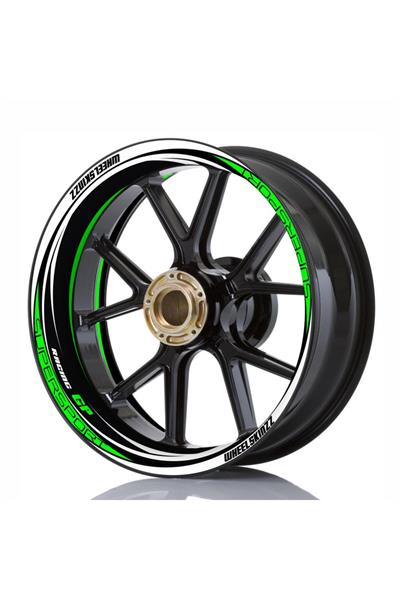 Model Motorcycle Wheel Stripe 17-Inch Sticker Full Set