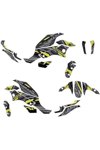 MT 07 2014-2017 STİCKER KİT SET NEON YEŞİL