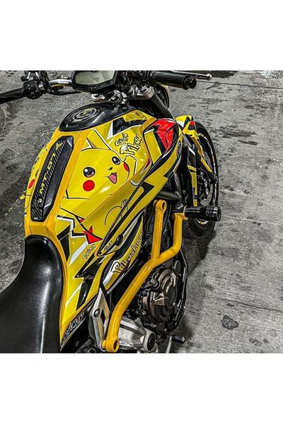 MT 07 2014-2017 Compatible Yellow Pikachu Sticker Kit Set