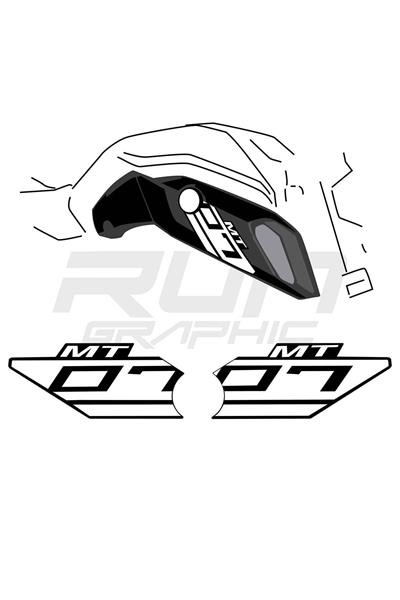 MT 07 2018-2019 BEYAZ RAM AİR STİCKER