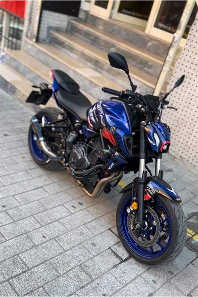 MT 07 2020-2023 Blue Japan Full Body Kit Sticker Set