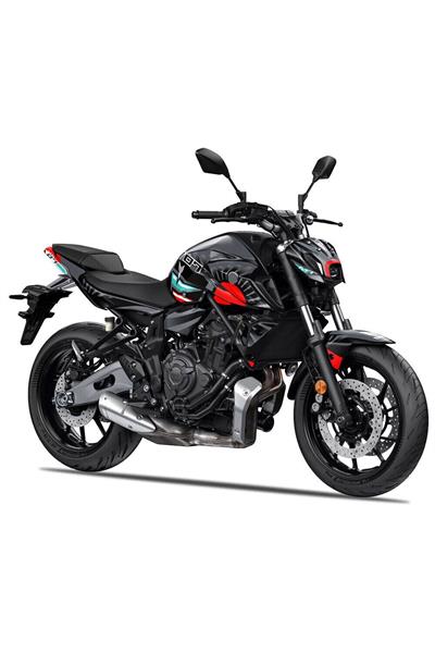 MT 07 2020-2023 Black Moon Japan Full Body Kit Sticker Set