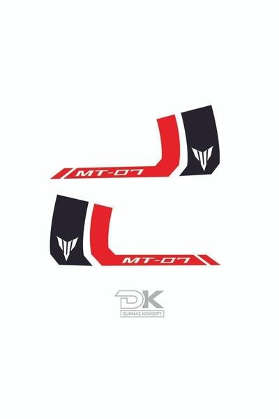Mt 07 Depo Sticker Kırmızı