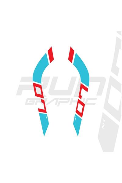 MT 07 Fuel Tank Sticker Optim 2014-2017 Model 2