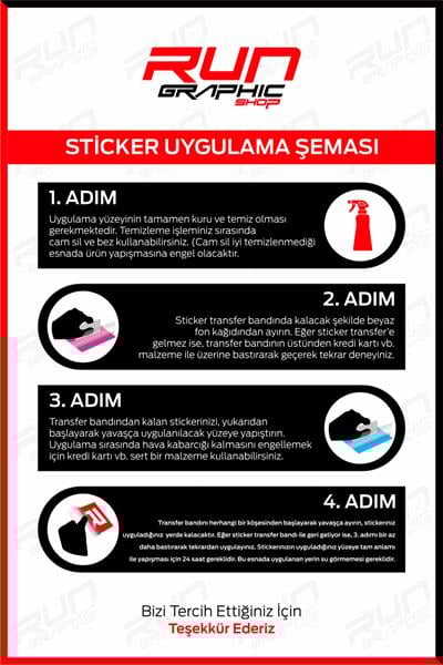 MT07 Neon Red Fuel Tank Ram Air Sticker