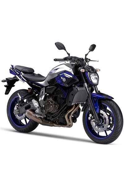 MT 07 MAVİ STİCKER SET