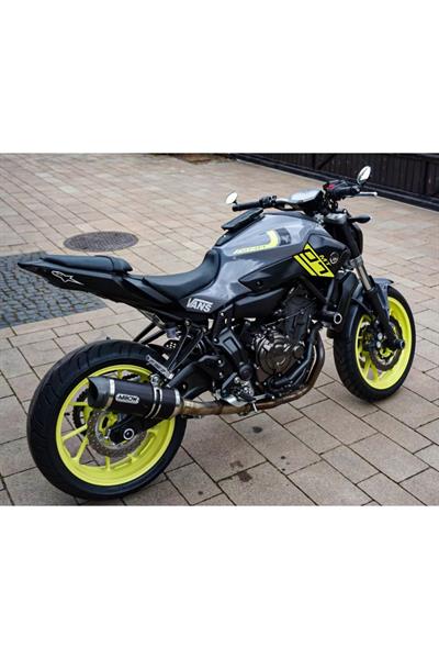 MT07 Neon Green Fuel Tank Ram Air Sticker