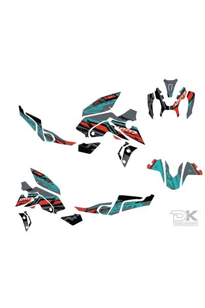 MT 07 NEW KIRMIZI KANAL 2020- 2023 FULL STİCKER KİT SET
