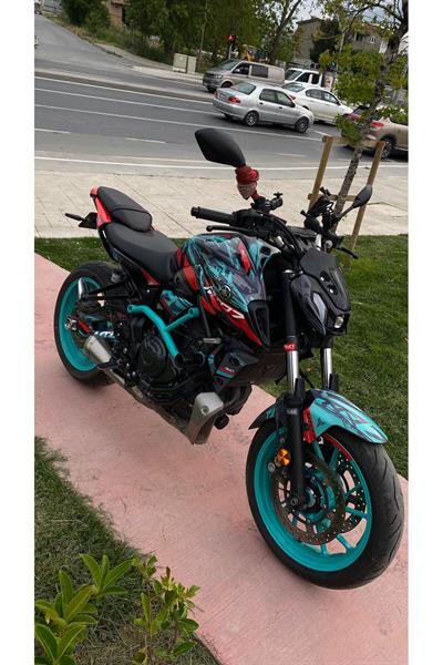MT 07 NEW KIRMIZI KANAL 2020- 2023 FULL STİCKER KİT SET