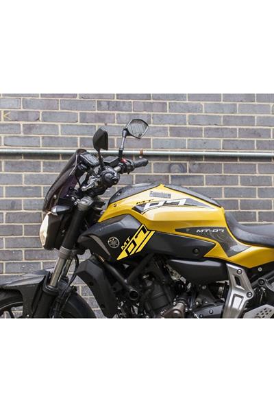 MT07 Neon Yellow Fuel Tank Ram Air Sticker