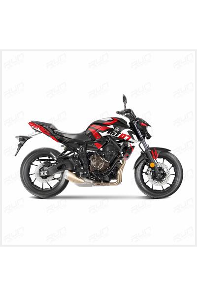 MT07 BLACK RED 2018 2019 FULL STICKER KIT SET