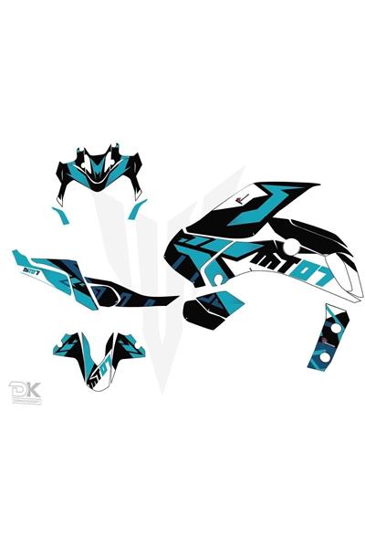 MT07 AQUA GREEN 2018 2019 FULL STICKER KIT SET