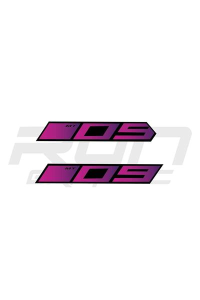 MT 09 2014-2017 Purple-Pink Ram Air Sticker
