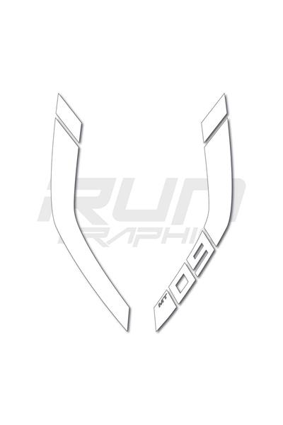 MT 09 2014-2017 Purple-Pink Compatible Fuel Tank Sticker