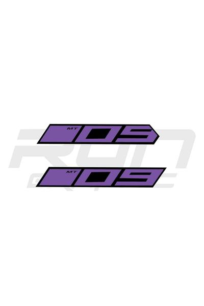 MT 09 2014-2017 Compatible Purple Ram Air Sticker