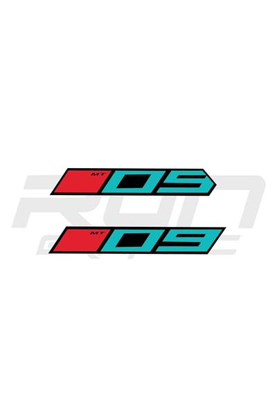 MT 09 2014-2017 Compatible Aqua Ram Air Sticker