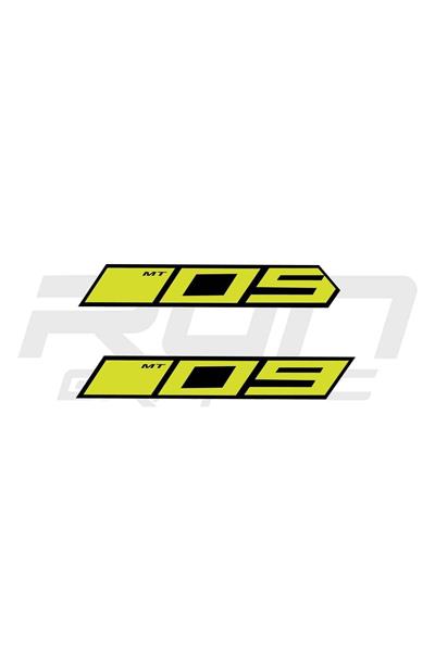 MT 09 2014-2017 Green Ram Air Sticker