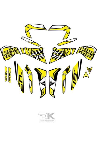 MT09 2017 2019 YELLOW STICKER SET