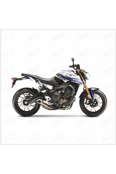 MT 09 BEYAZ KANAL 2014- 2016 FULL STİCKER KİT SET