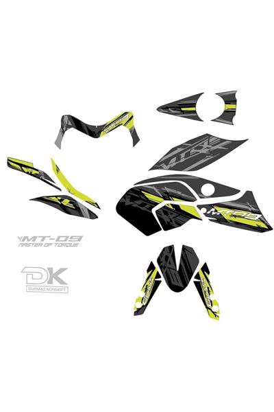 MT 09 NEON YEŞİL KANAL 2014- 2016 FULL STİCKER KİT SET