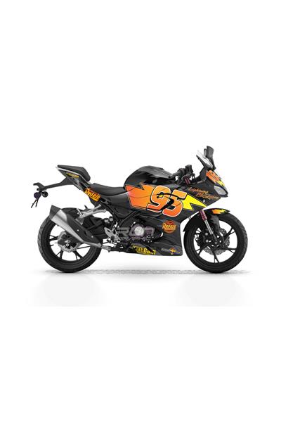 Rks Srk 125-250r Uyumlu Şimşek Araba Graphic Kit Sticker Set