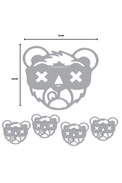 X PANDA STICKER V1 5 PCS