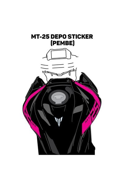 YAMAHA 2019-2024 MT-25 DEPO STİCKER MDL1
