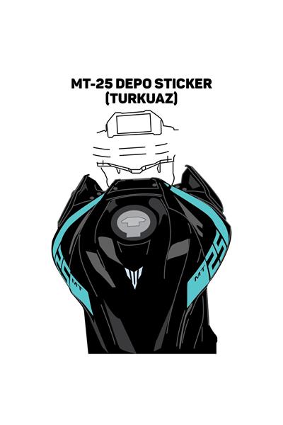 YAMAHA 2019-2024 MT-25 DEPO STİCKER MDL1