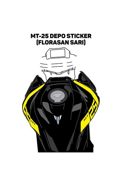 YAMAHA 2019-2024 MT-25 DEPO STİCKER MDL1