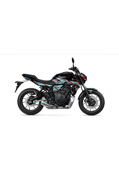 YAMAHA 2020-2024 MT 07 NEWS RAİD GRAPHİC KİT STİCKER SET