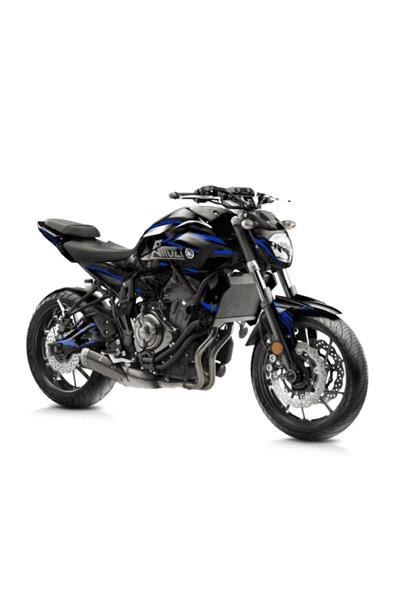 Yamaha MT-07 2014–2017 Blue Blade Full Body Sticker Kit