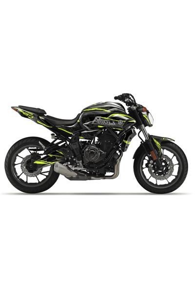 Yamaha MT-07 2014–2017 Compatible Yellow Blade Full Body Sticker Kit