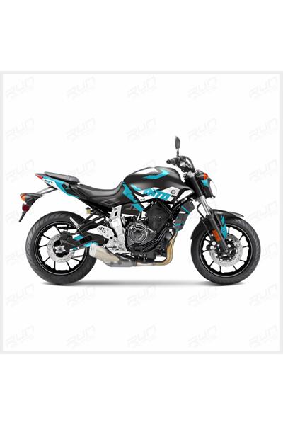 YAMAHA MT 07 2014-2017 Uyumlu ZIGZAG FULL BODY KİT STİCKER SET- JANT STİCKER-KAFA STİCKER BİRLİKTE