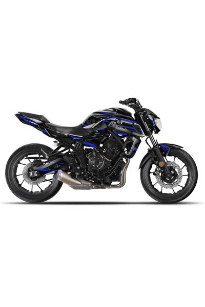 Yamaha MT-07 2018–2019 Blue Blade Full Body Sticker Kit