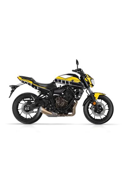 YAMAHA MT 07 2018-2019 Uyumlu 60 th YELLOW STİCKER SET FULL BODY KIT