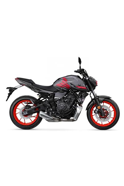 YAMAHA MT 07 2020-2024 RED PLAYER STİCKER SET FULL BODY KIT MDL2