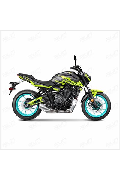 YAMAHA MT-07 2020-2024 NORTON GRAPHİC KİT STİCKER SET MODELİ