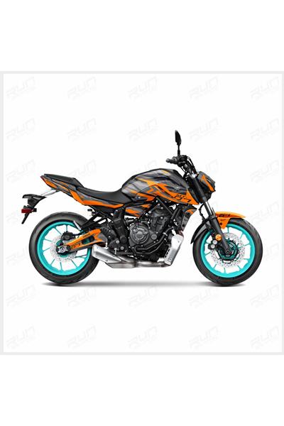YAMAHA MT-07 2020-2024 NORTON GRAPHİC KİT STİCKER SET MODELİ