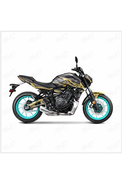 YAMAHA MT-07 2020-2024 NORTON GRAPHİC KİT STİCKER SET MODELİ
