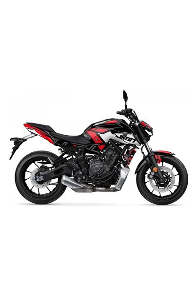 YAMAHA MT 07 2020-2024 BLACK KARMA STİCKER SET FULL BODY KIT MDL1