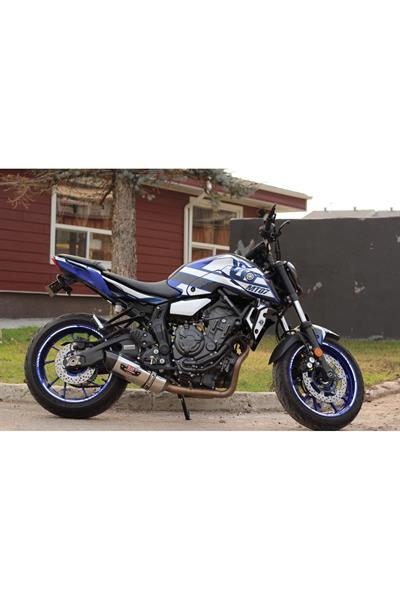 YAMAHA MT 07 2020-2024 Compatible GREEN SERTLI STİCKER SET FULL BODY KIT MDL2