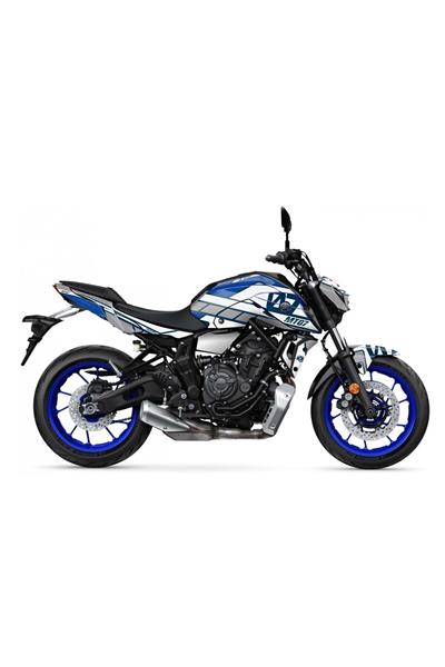 YAMAHA MT 07 2020-2024 Compatible GREEN SERTLI STİCKER SET FULL BODY KIT MDL2