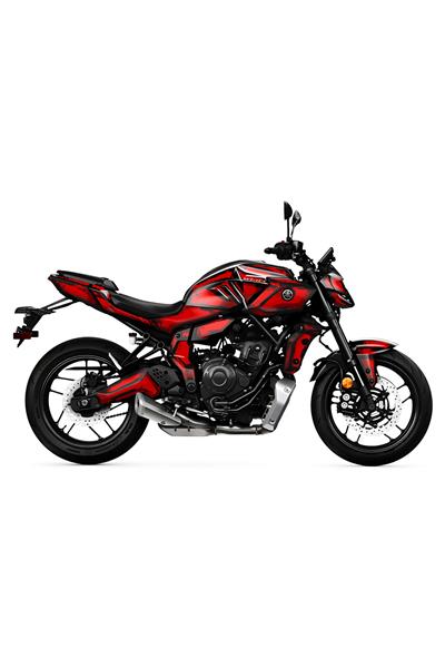 YAMAHA MT 07 2025 CARTOON GRAPHİC KİT STİCKER SET